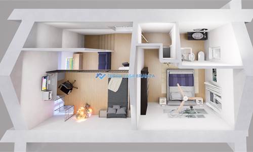 2 locali con con studio in locazione  a Sovico 